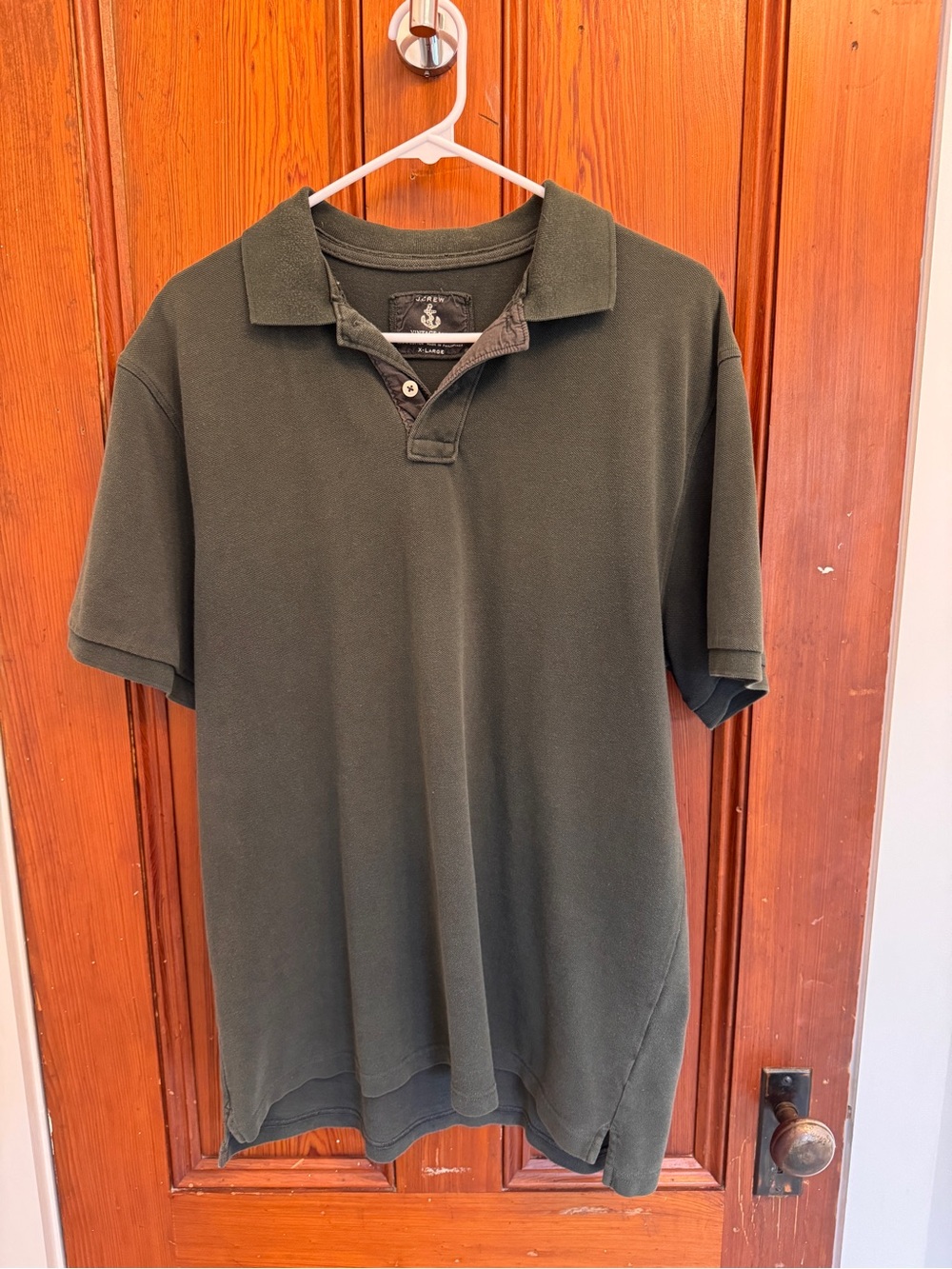 J. Crew Men's Olive Polo Shirt